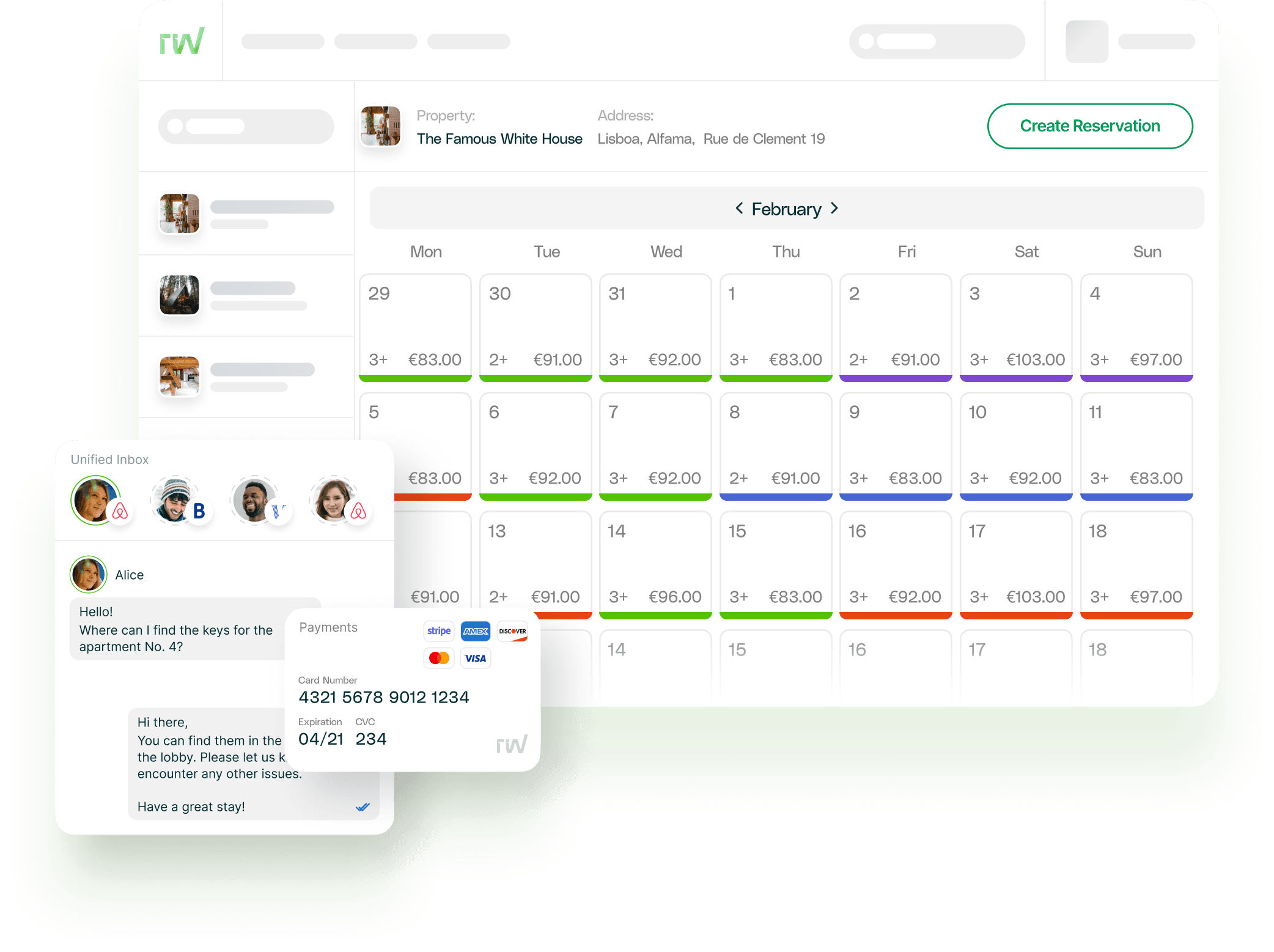 RentalWise Vacation Rental Calendar