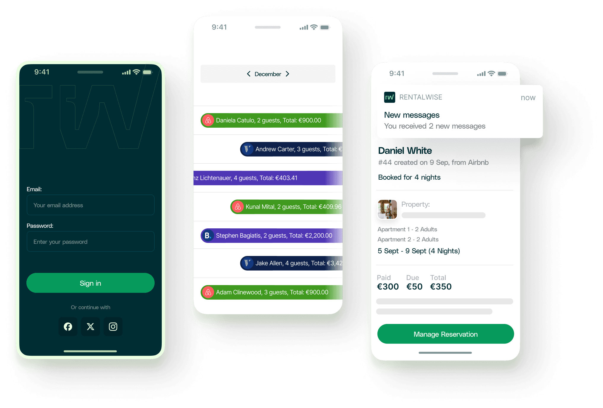 RentalWise PMS Mobile App RentalWise PMS Mobile App