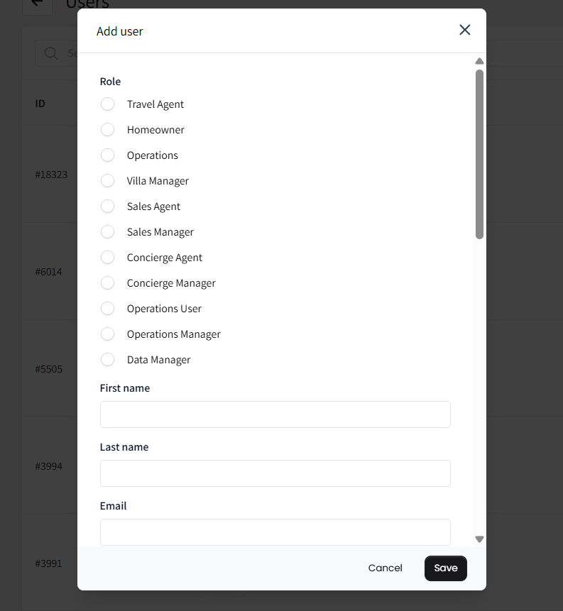 Adding a Vacation Rental User in RentalWise Adding a Vacation Rental User in RentalWise