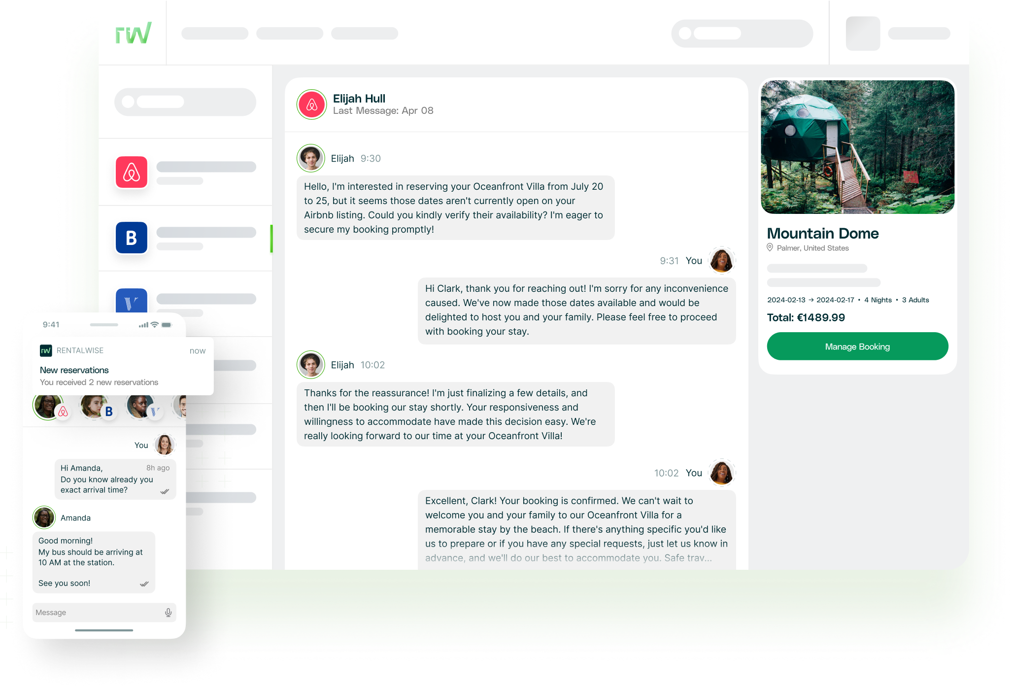 RentalWise Unified Inbox - Guesty vs RentalWise RentalWise Unified Inbox